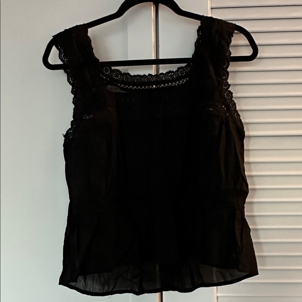 Gap Lace Trim Peplum Top - Picture 3 of 3